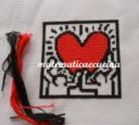 il Cuore di Haring - free cross stitch pattern