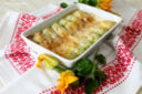 Fiori di zucca ripieni alla ricotta e verdurine