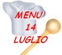 Menù per il 14 luglio