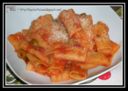 Rigatoni con sugo pronto alle olive