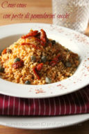 Cous cous con pesto di pomodorini secchi