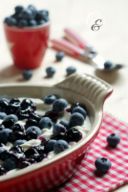 5 anni di blog e una mousse di yogurt greco e mirtilli