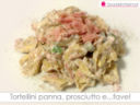 Tortellini panna, prosciutto e...fave!