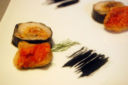 Sushi di triglia e finocchietto