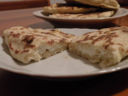 Paneer e cheese naan