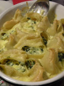 Conchiglioni ripieni gratinati