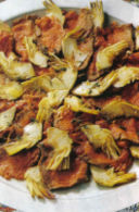 Tagliata ai carciofi.