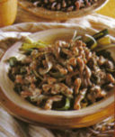 Pasta integrale con porri e salsiccia