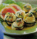Involtini con sogliola e lattuga.