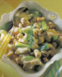Fricassea di agnello al cetriolo
