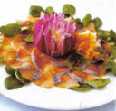 Carpaccio di aringhe.