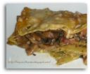 Lasagne con funghi champignon