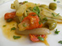 Coste con capperi e olive