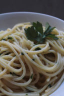 Spaghetti (alla chitarra) aglio e olio