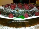 cheese cake al cioccolato e lamponi