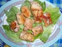 Involtini di pollo e salsicce