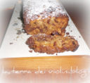 Plum cake con cioccolato, noci e bussolano