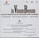 Asta per beneficenza vini nobili della Sardegna