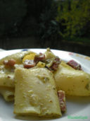 Paccheri con Speck e Pistacchi