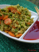 Riso Basmati profumato allo Zenzero, Curry e Cardamomo con Verdure Saltate