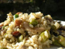 Riso Integrale con Asparagi e Funghi