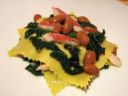 Lasagnette alle triglie con verza e fagoli