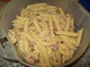 PASTA CON PANCETTA E MAGGIORANA