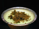 Verde menta (Panna cotta alla menta con scaglie di cioccolato fondente)
