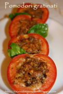 Pomodori gratinati nel microonde