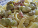 Linguine con le fave