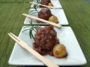 Polpettine rustiche di salsiccia e castagne