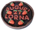 ricotta & cocoa tart.. with strawberries!