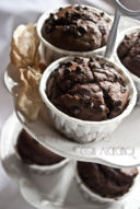Muffins al cioccolato con alchechengi