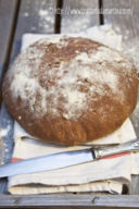 Pagnotta di pane al Kamut e semi di girasole