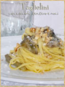 Tagliolini con carciofi, zenzero e noci
