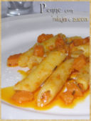 Penne con ‘nduja e zucca