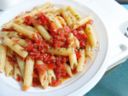 Penne alla Checca sul rogo