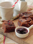 BROWNIES AL CIOCCOLATO E AMARENE