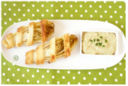 Indivia belga in crosta con crema di soia