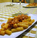 Tortiglioni all'amatriciana