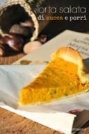 " La cucina del buon gusto" e  la torta salata di zucca e porri