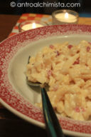 Eierspätzle mit Speck und Crème Fraîche
