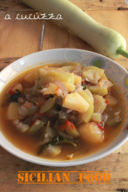 La cucùzza ovvero la zucchina siciliana (lagenaria) in umido e minestra di riso | Ricetta veloce