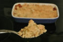 Crumble di mele e rabarbaro