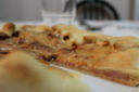 cena veloce:pizza con brisè:sottilette e wrustel