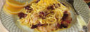 Tagliolini, gamberoni e scorza d'arancia.