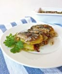 Tortino di alici con patate e finocchi
