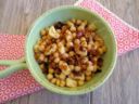 CAVATELLI FRESCHI CON CECI, SPECK  E POMODORI SECCHI