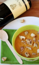 Zuppa di zucca patate e castagne