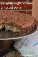 Crostata al caffè, ricotta e mascarpone